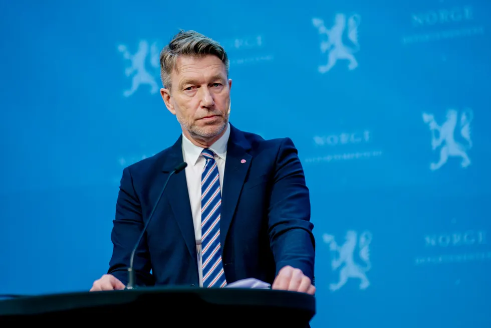Ambitions: Norway’s Petroleum & Energy Minister Terje Lien Aasland wants the country to remain a key supplier of energy to Europe for decades to come