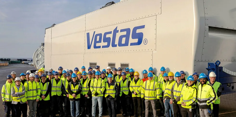 First Vestas EnVentus prototype nacelle