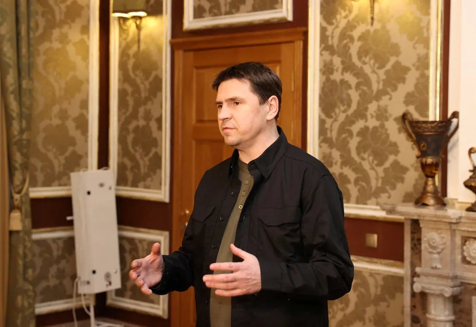 Public appeal: Ukraine presidential advisor Mikhail Podolyak