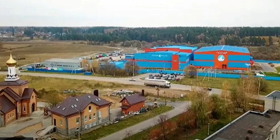 Polar Seafood's Russia processing facility in Kremyonki, Kaluga.