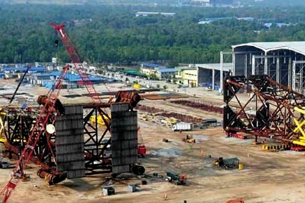Back in the game: TH Heavy Engineering's fabrication yard in Malaysia