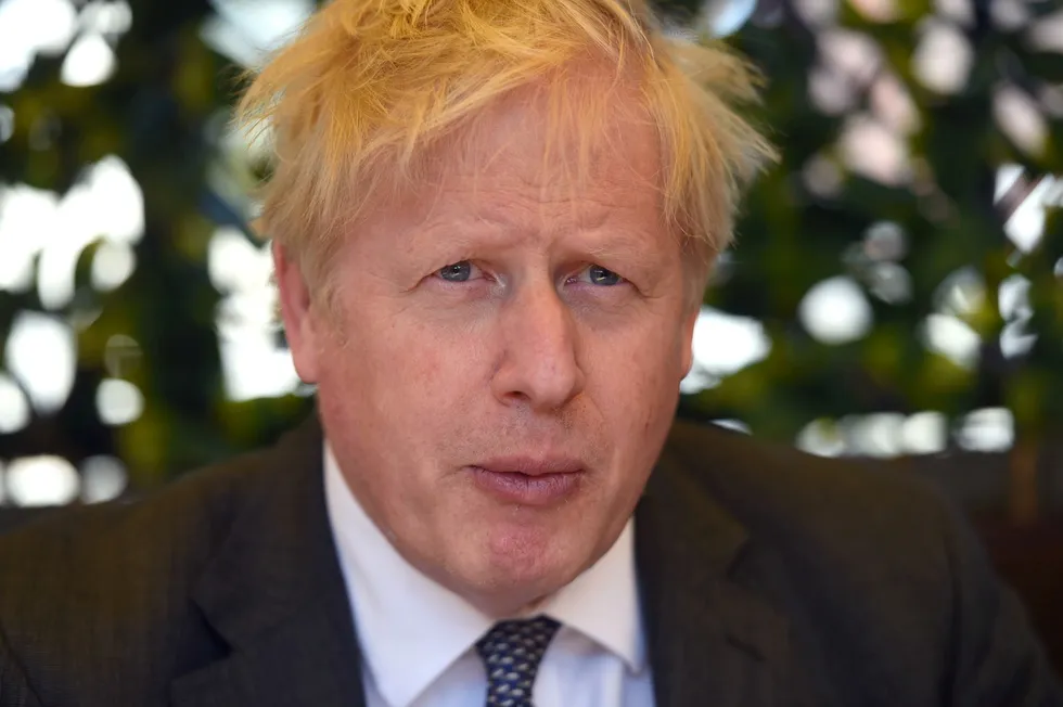 New targets: Prime Minister Boris Johnson, seen here campaigning in the West Midlands on Monday for local UK elections due in May