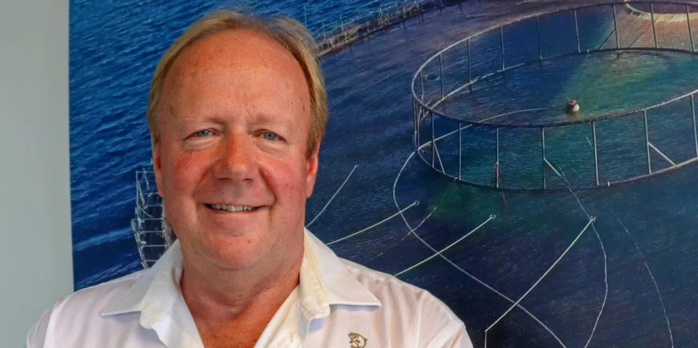 Peter Bender, founder and CEO at Huon Aquaculture.