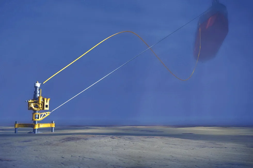 In position: A rendering of an installed Pivotree system.