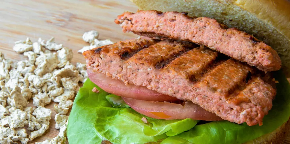 The Better Meat Co's Blended Salmon Burger