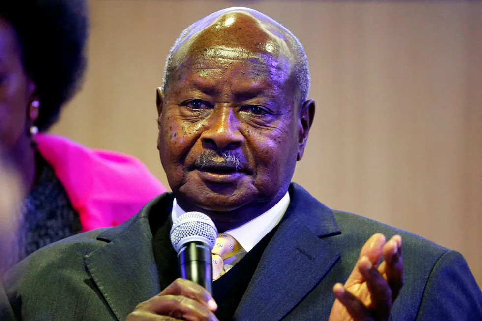 Uganda's President Yoweri Museveni