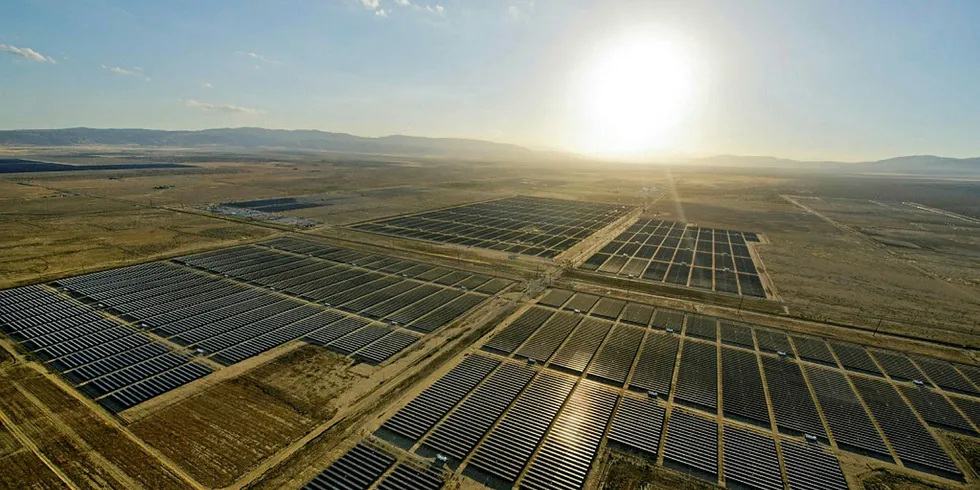The world's largest solar plant, the 576MW Solar Stars, built by Total-owned SunPower