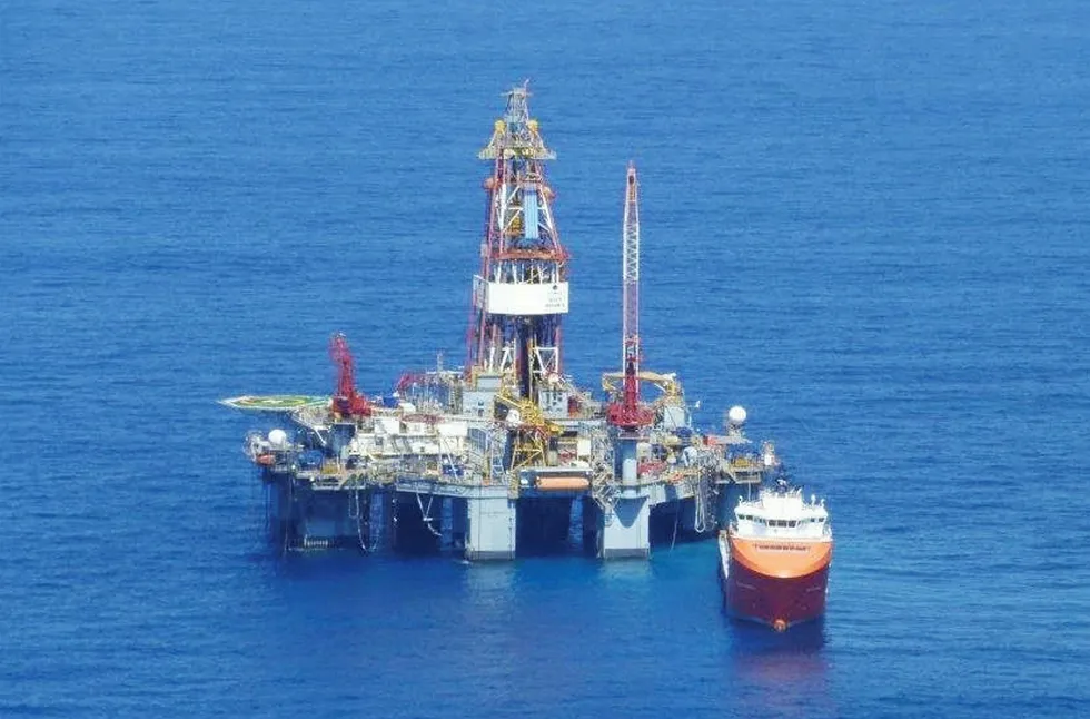 On the move: the Ocean Monarch is carrying out a multi-well campaign for Cooper off the coast of Australia
