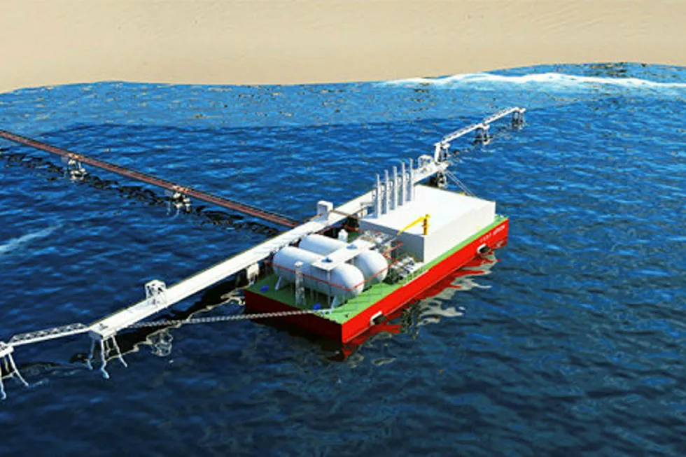On the drawing board: the Wison floating power barge