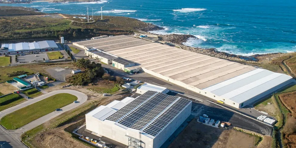 Stolt Sea Farm's facility in Cervo, Spain.