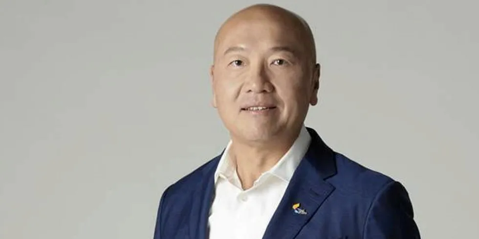 Thai Union CEO Thirapong Chansiri. The group joined a fresh financing round of cell-based seafood group BlueNalu.