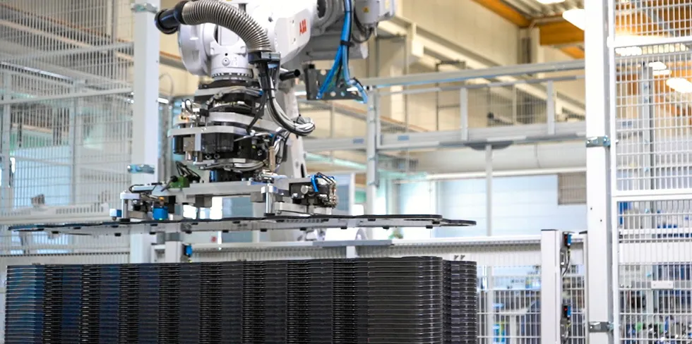 Robots will help automate production at the new Berlin facility.