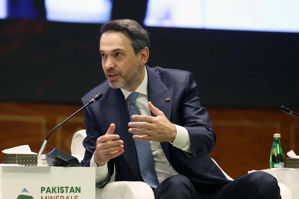 Alparslan Bayraktar, Turkey’s Minister of Energy & Natural Resources.