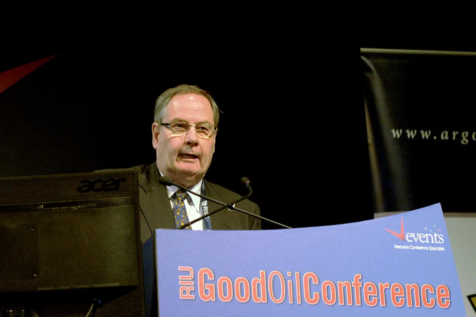 Gas flows: AWE chief executive David Biggs