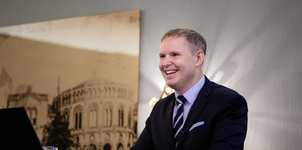 Mowi CEO Ivan Vindheim. The group said its complete second quarter report will be released on August 24.