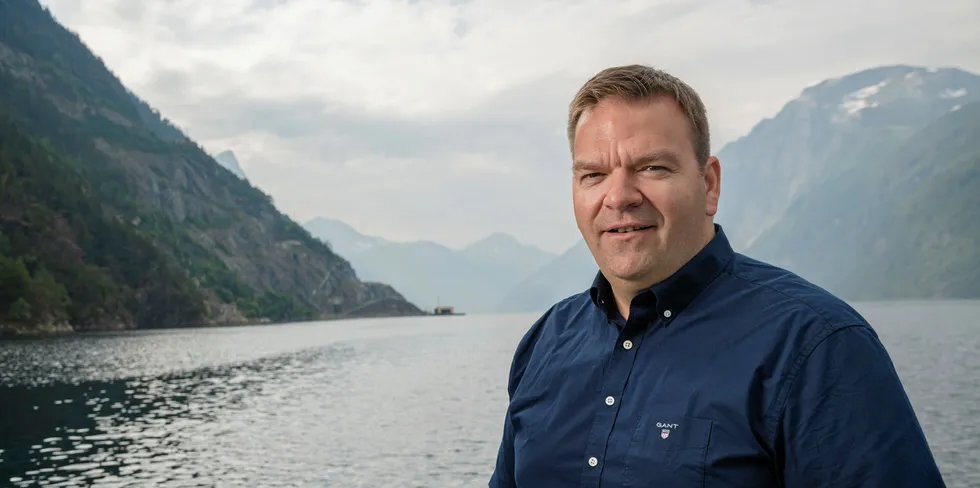 Roger Hofseth is encouraged by the company's increase in revenues, but losses still hamper the company.