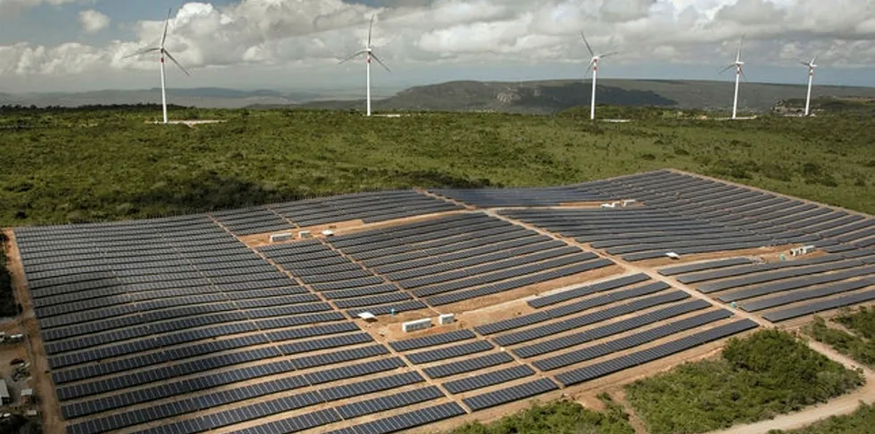 Enel Green Power's Fontes wind-solar facility in Brazil
