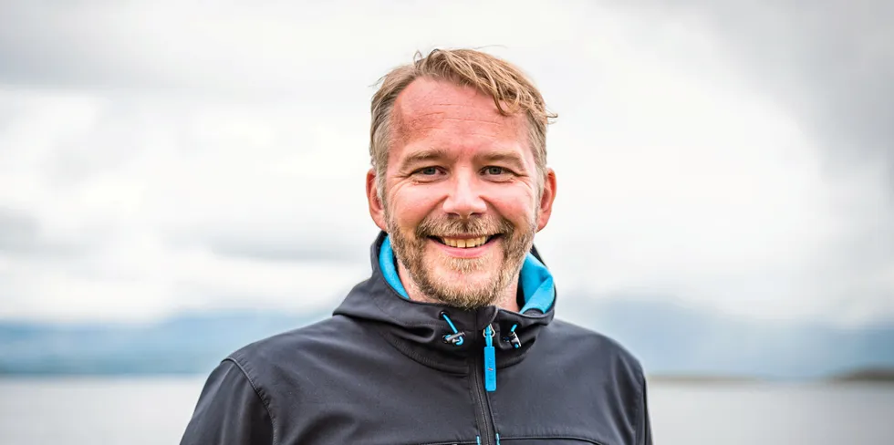 Alf Goran Knutsen is the day-to-day manager of Kvaroy Fish Farming in Nordland. The company has invested heavily in the US market, which Knutsen also manages.