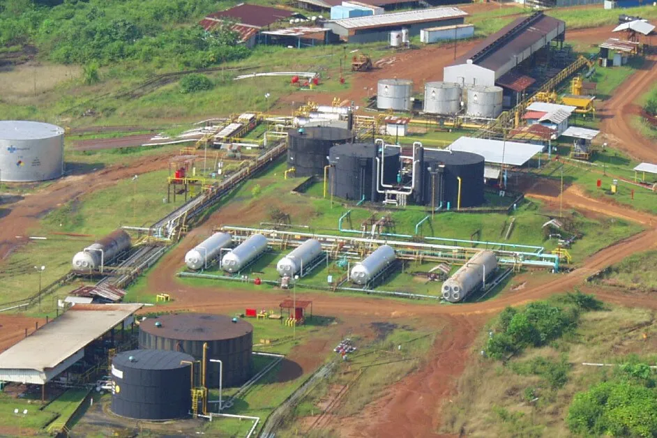 Aerial view of Block 192 in the Maranon basin onshore Peru.