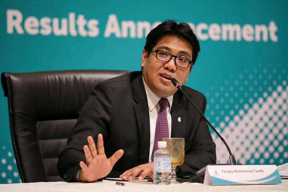 At the helm: Petronas chief executive Tengku Muhammad Taufik