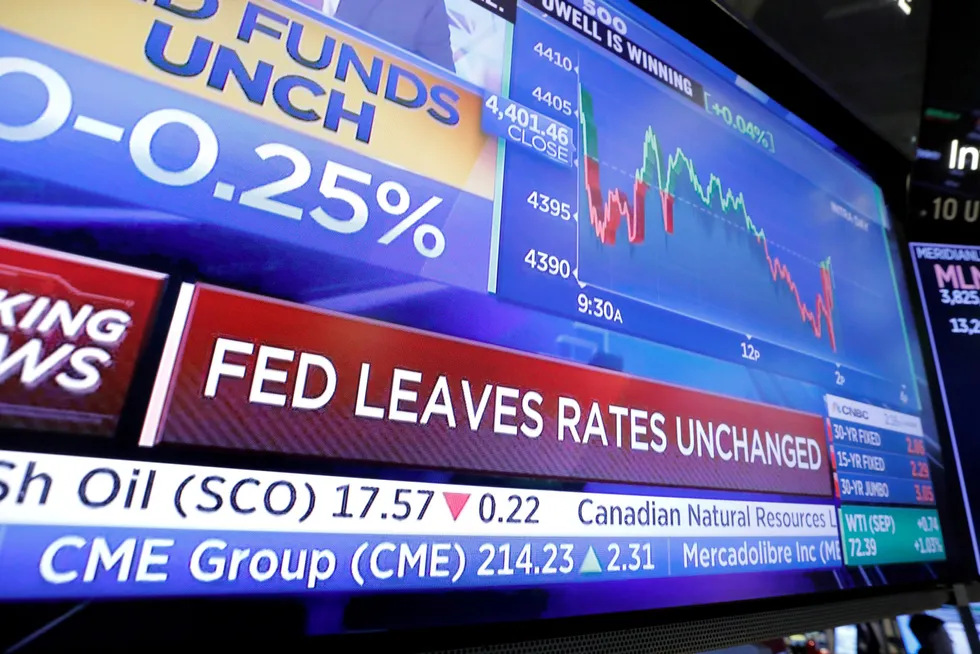 Bracing for news: investors watch US Fed policy meeting for tapering clues
