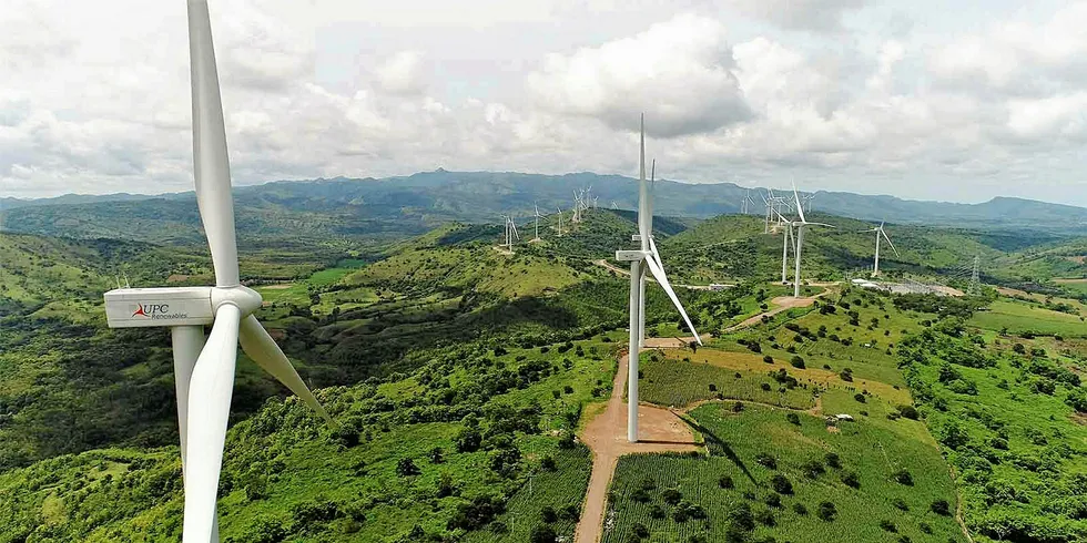 The Sidrap Wind Farm in Indonesia.