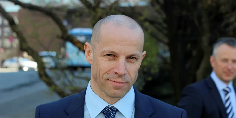 Charles Hostlund, CEO of Norway Royal Salmon (NRS)