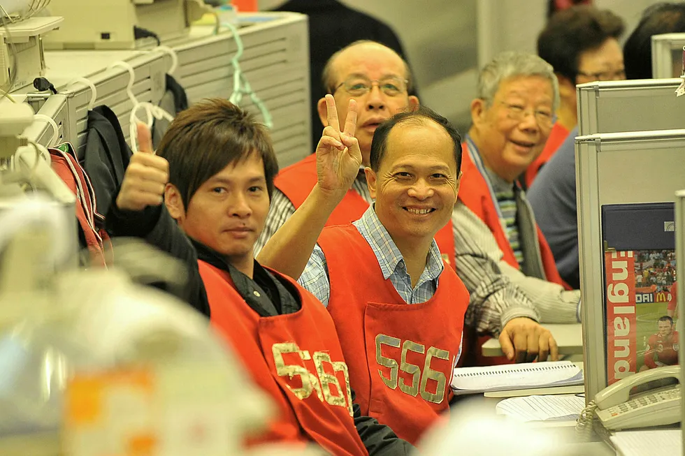 On the rise: China's manufacturing sector returning to growth provided support for prices in early trade on Tuesday