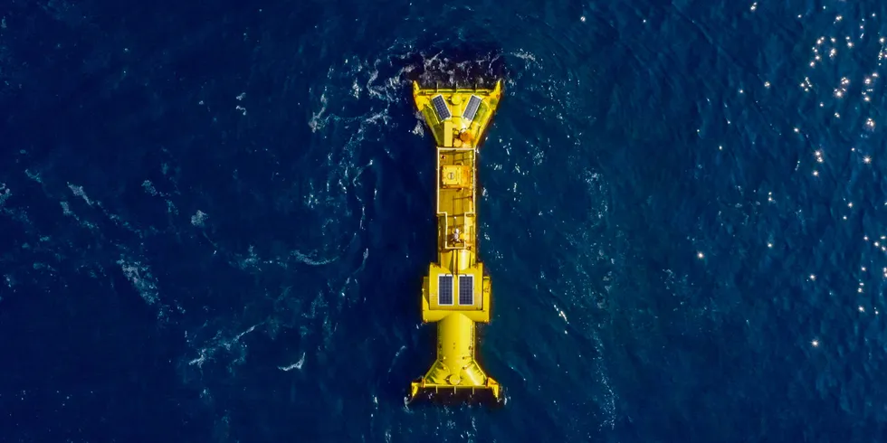 Mocean Energy's Blue X demonstrator, Orkney.