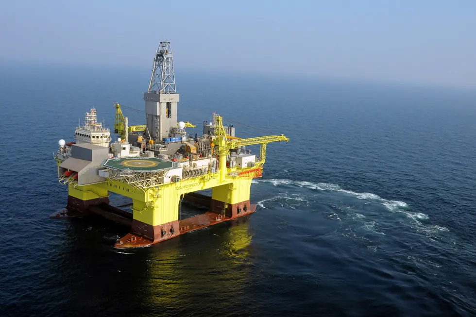 En route: the COSLProspector has started its voyage to Norway.