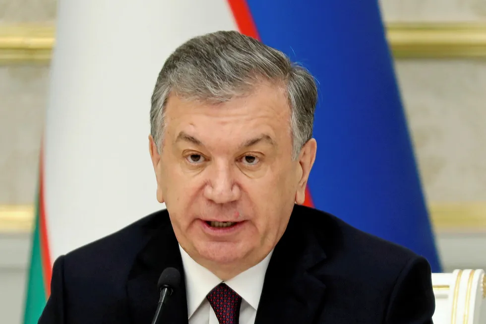Chairman change: Uzbekistan's President Shavkat Mirziyoyev