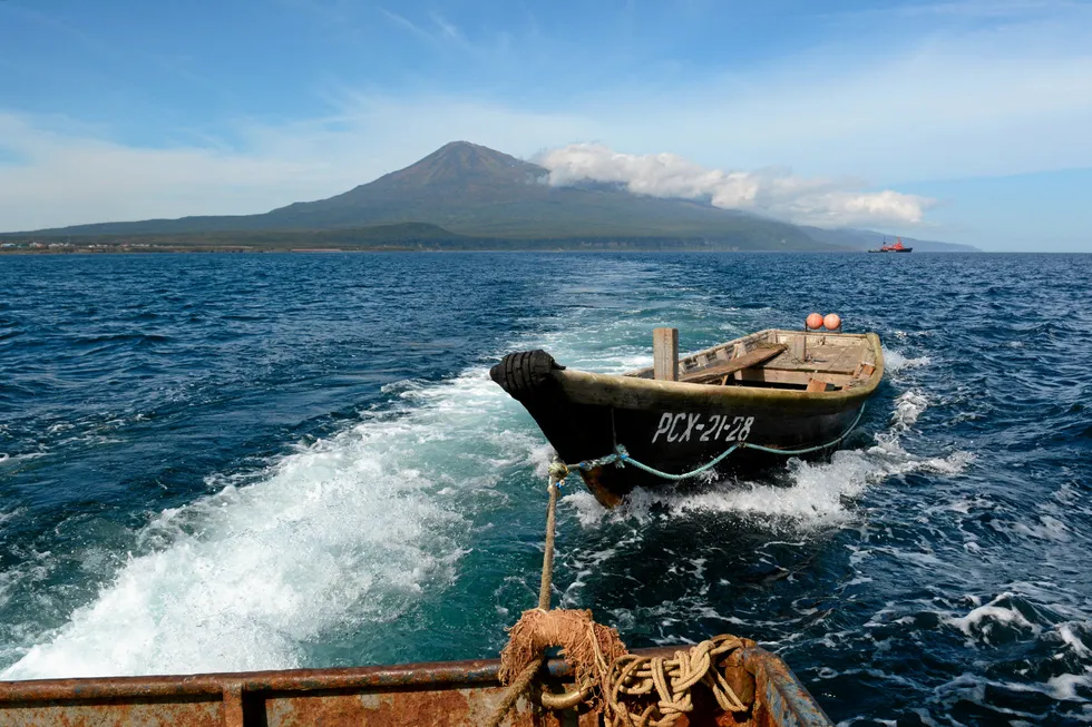 Iturup, an island in the Kuril archipelago in far eastern Russia, is the site of one of Gidrostroy's new pollock processing plants. The photo is not directly related to the story.