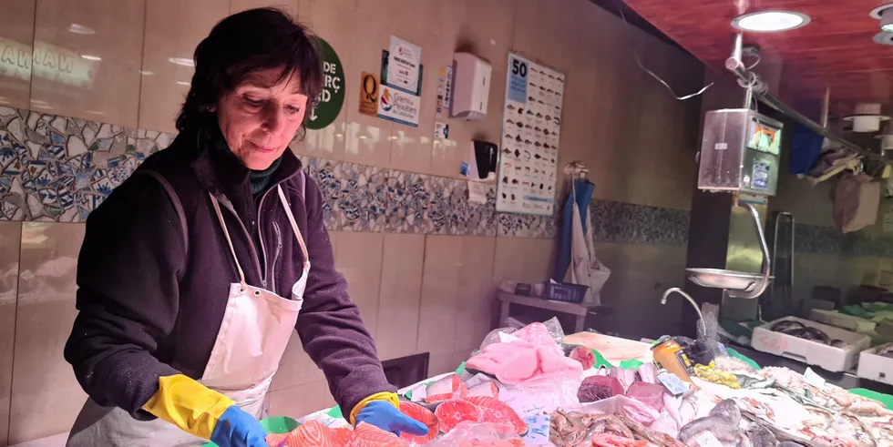 “Yes, the prices are hefty,” said broker Simen Thorbeck from salmon exchange Fish Pool. “They are beautiful for the farmers, but not for the customers. We heard a lot of lamentations in Barcelona.”