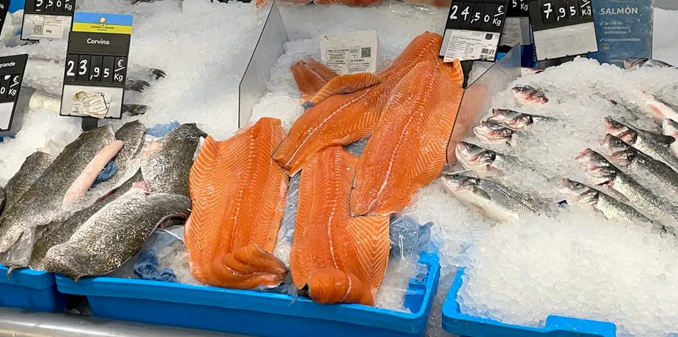 Already the market is reacting to a new proposed 40% tax hike on Norway's salmon companies.