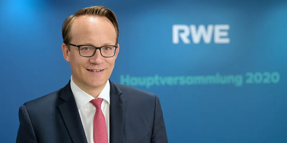 RWE chief financial officer Markus Krebber