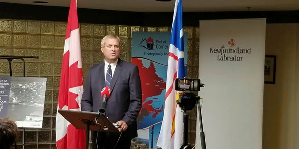 Newfoundland Minister of Fisheries and Land Resource Gerry Byrne has suspended farming licenses for Mowi Canada East's Northern Harvest operation.