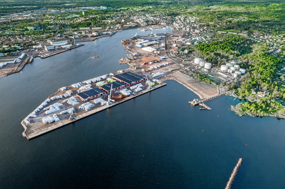 The Port of Oskarshamn.