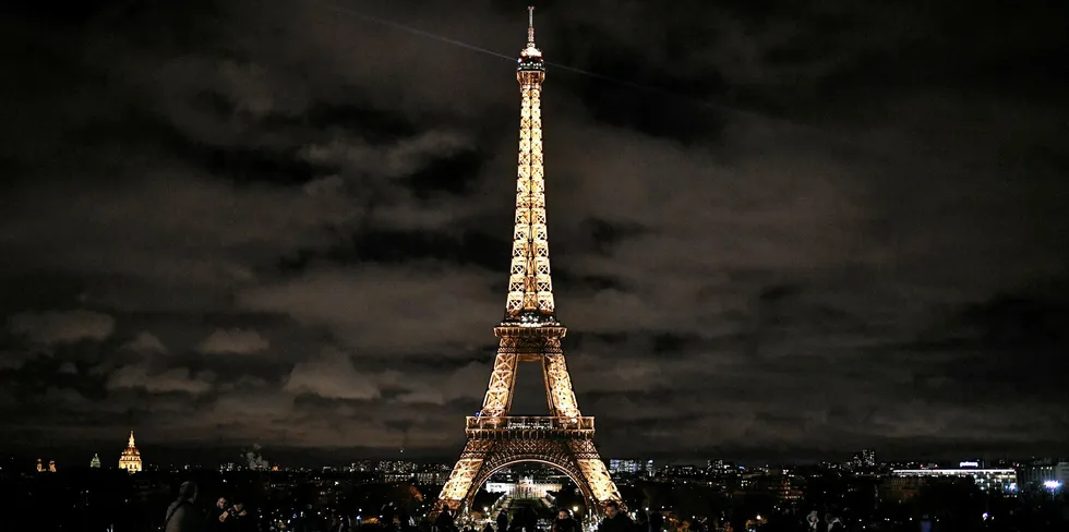 The turbines' tip-heights equal two-thirds the height of the Eiffel Tower.