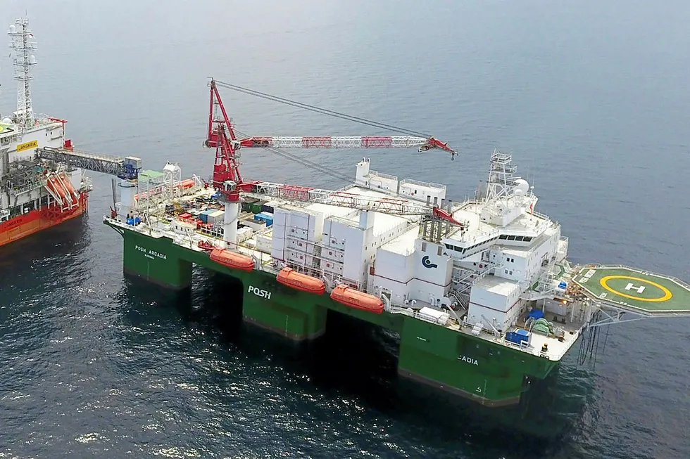 Planned sailaway: PACC Offshore Services Holdings' POSH Arcadia