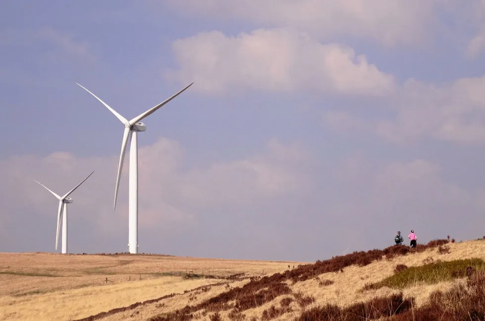Turbines at the existing Scout Moor wind farm, which features 26 Nordex N80/2500 machines.