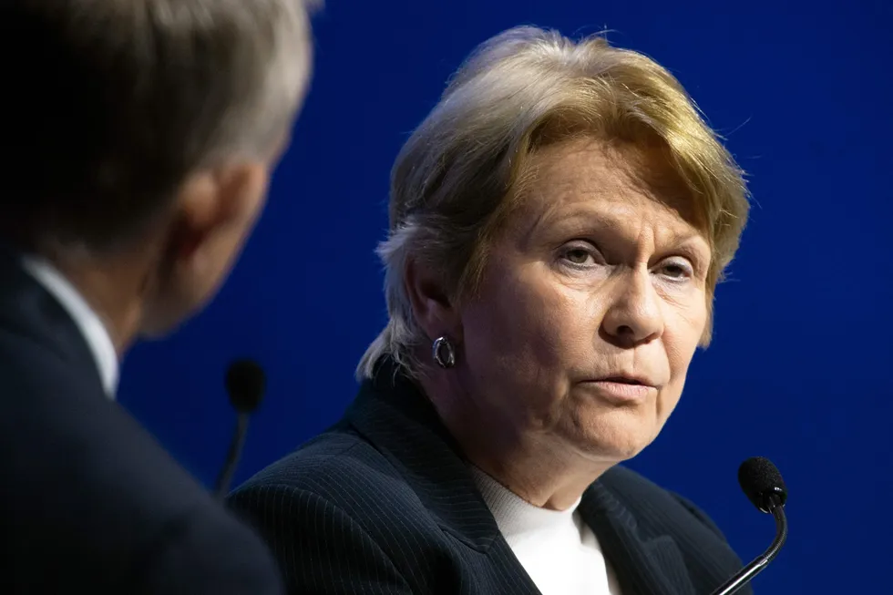 Occidental chief executive Vicki Hollub.