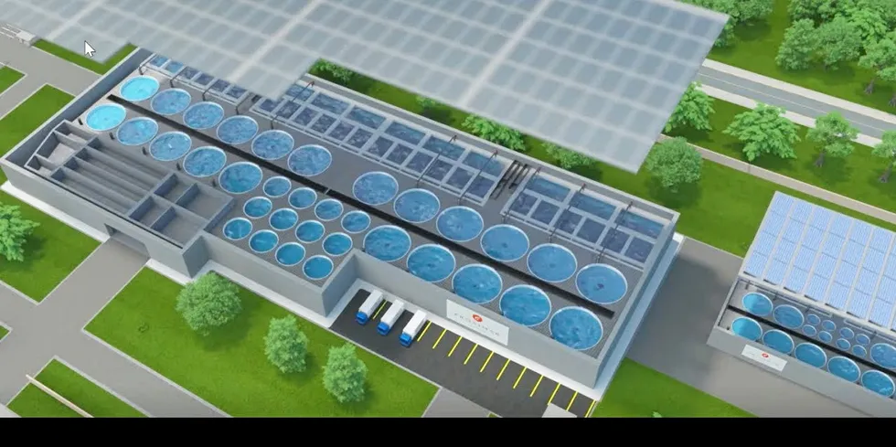 A computer-generated image of Proximar's planned operations.