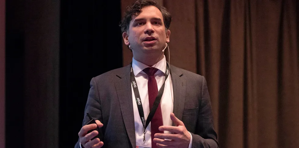 Gorjan Nikolik, senior analyst at Rabobank, is warning that the market for farmed shrimp is headed for turbulent waters.