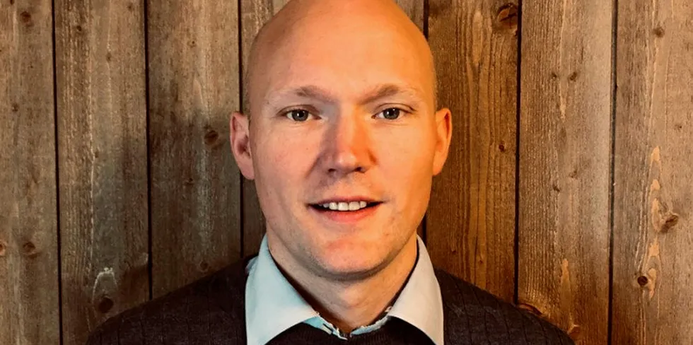 Erik Holvik, Grieg Seafood's new chief commercial office.