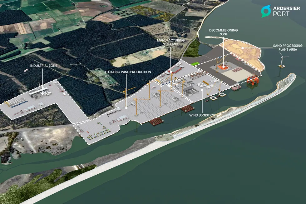 Plans: an illustration of the Ardersier facility