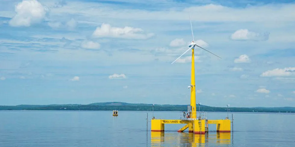 The recently revived VolturnUS prototype is seen as potential a game-changer for floating offshore wind in the US