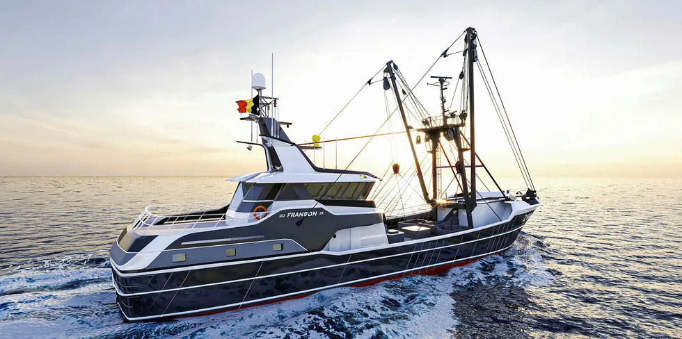 Damen Maaskant has designed the new vessel, Z91 Franson, within the maximum length and gross tonnage permitted by the Belgian Maritime Inspectorate.