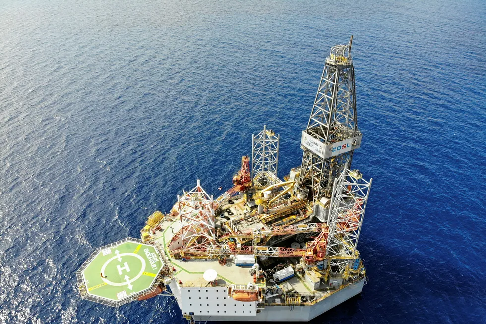 COSL Asian Endeavour 1: working for Conrad off Indonesia
