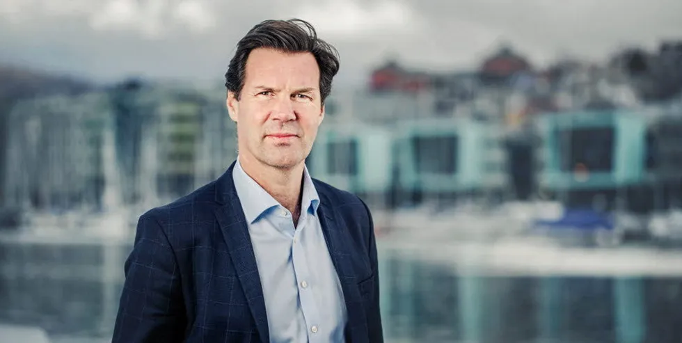 Leroy Seafood CEO Henning Beltestad.