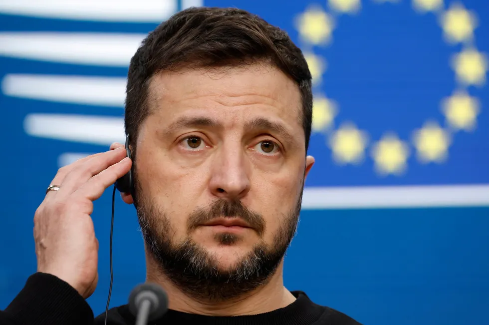 Ukraine's President Volodymyr Zelensky.